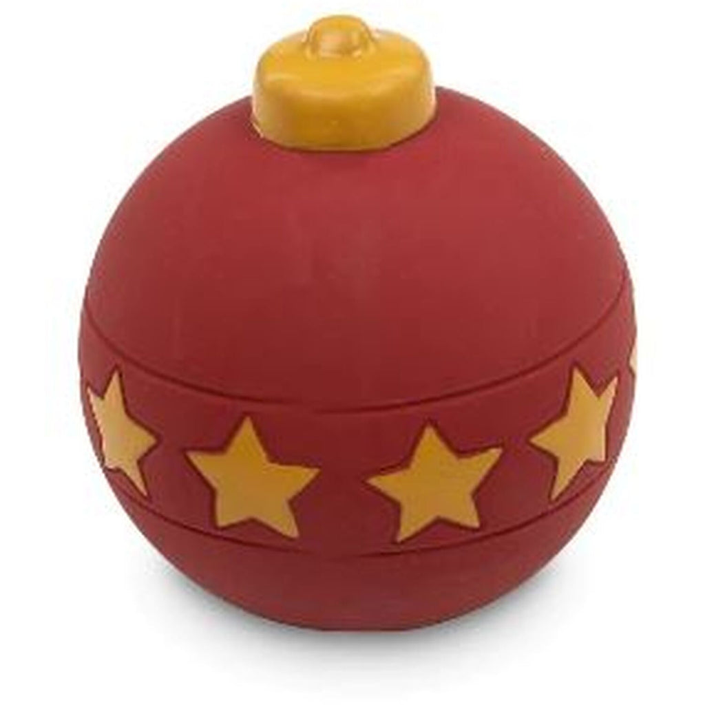 Red Christmas Bauble Latex Toy