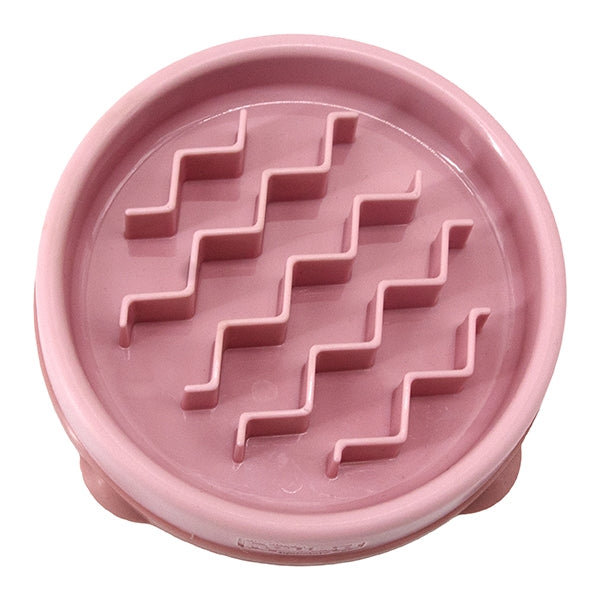 Outward Hound Fun Feeder Wave Pink Small