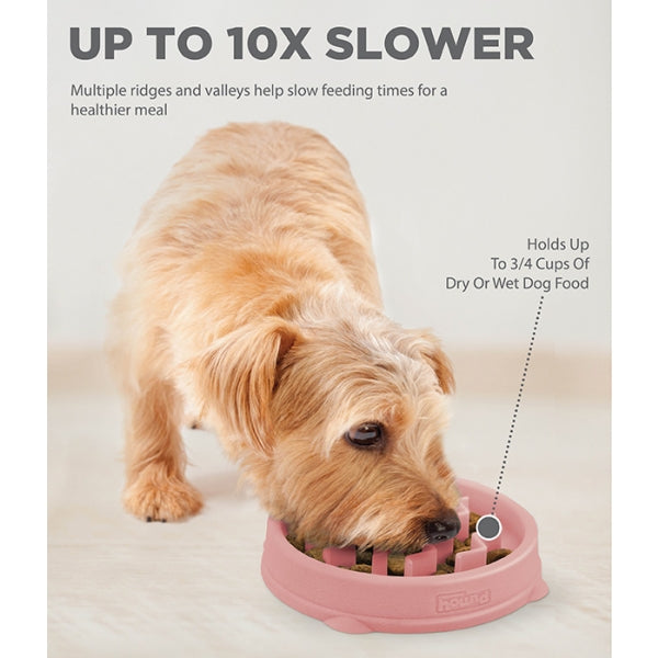 Outward Hound Fun Feeder Wave Pink Small