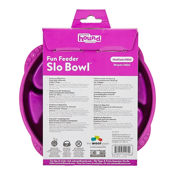 Outward Hound Fun Feeder Flower - Purple