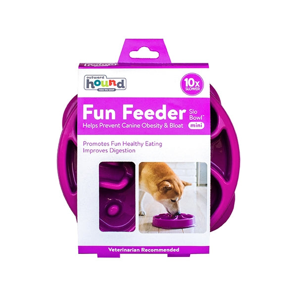 Outward Hound Fun Feeder Flower - Purple