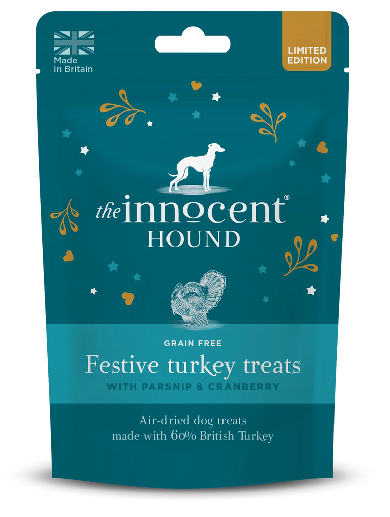 the innocent hound festive turkey treats