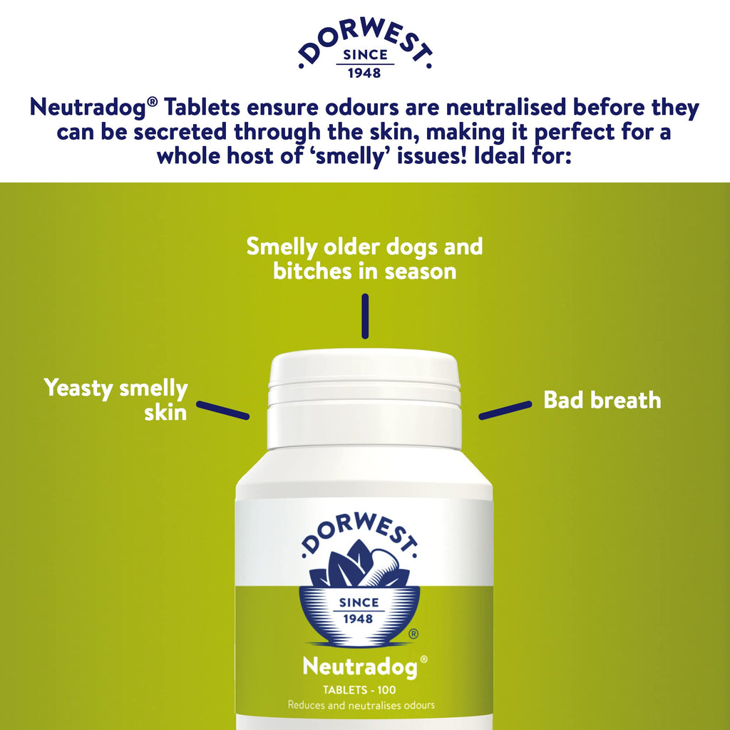 Dorwest Neutradog Tablets for Reducing Odours