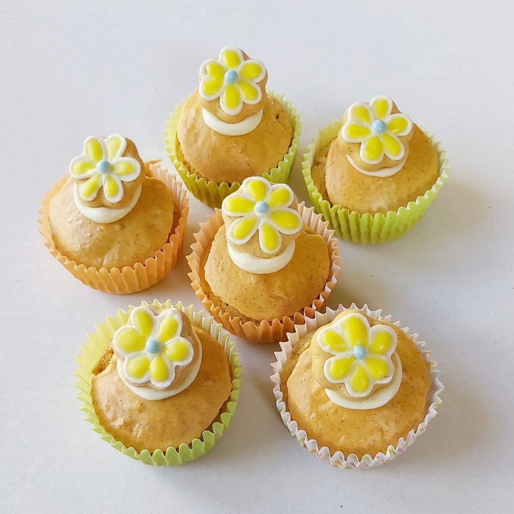 Spring Flower Cupcake for Dogs