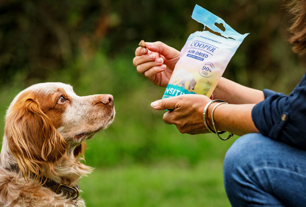 Cooper & Co Air Dried Sensitive Treats. Turkey Duck Sausages