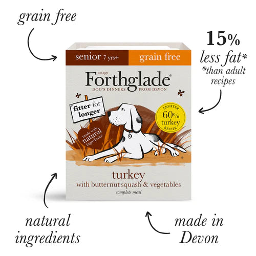 Forthglade Senior Complete Food 395g Turkey