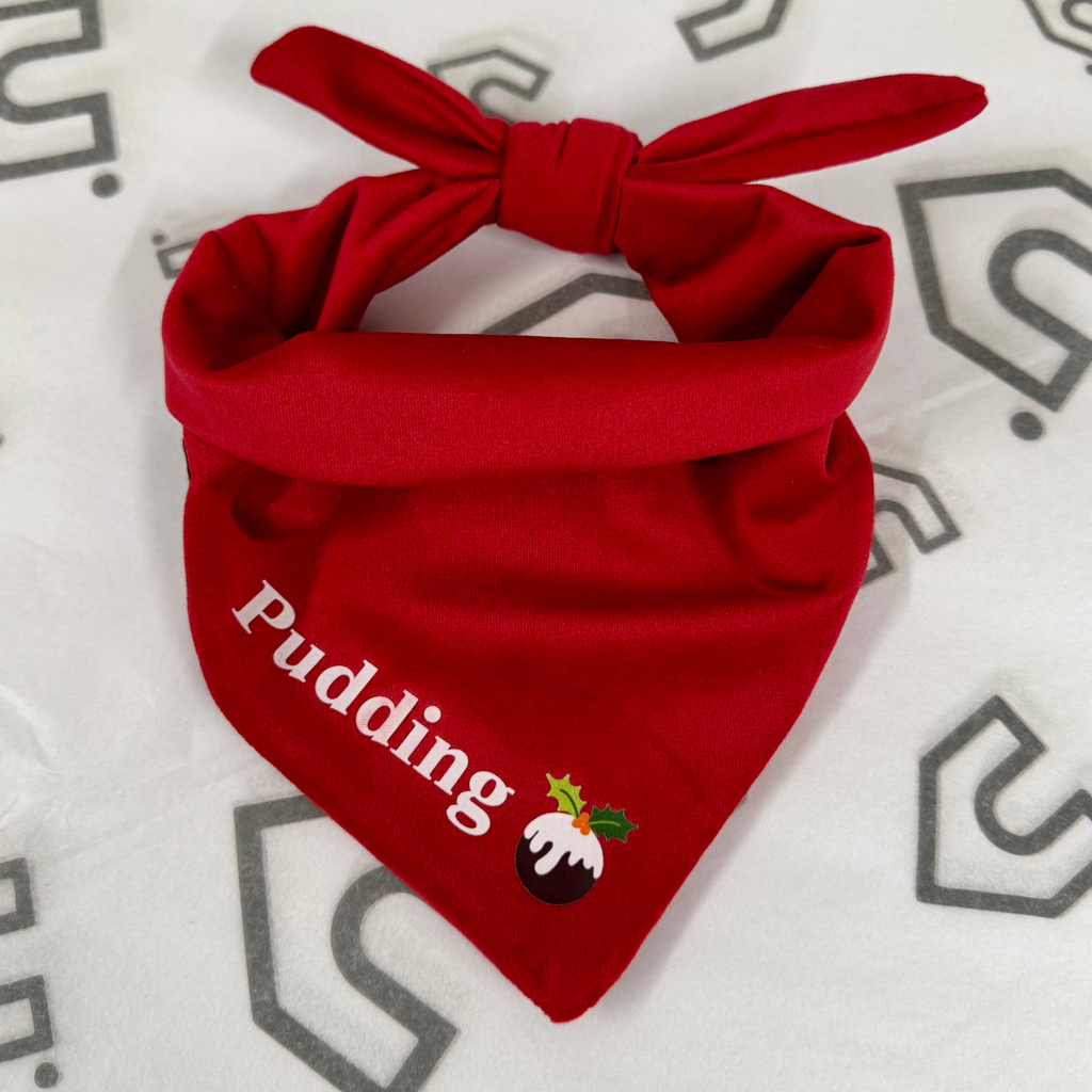 Pudding Christmas Bandana