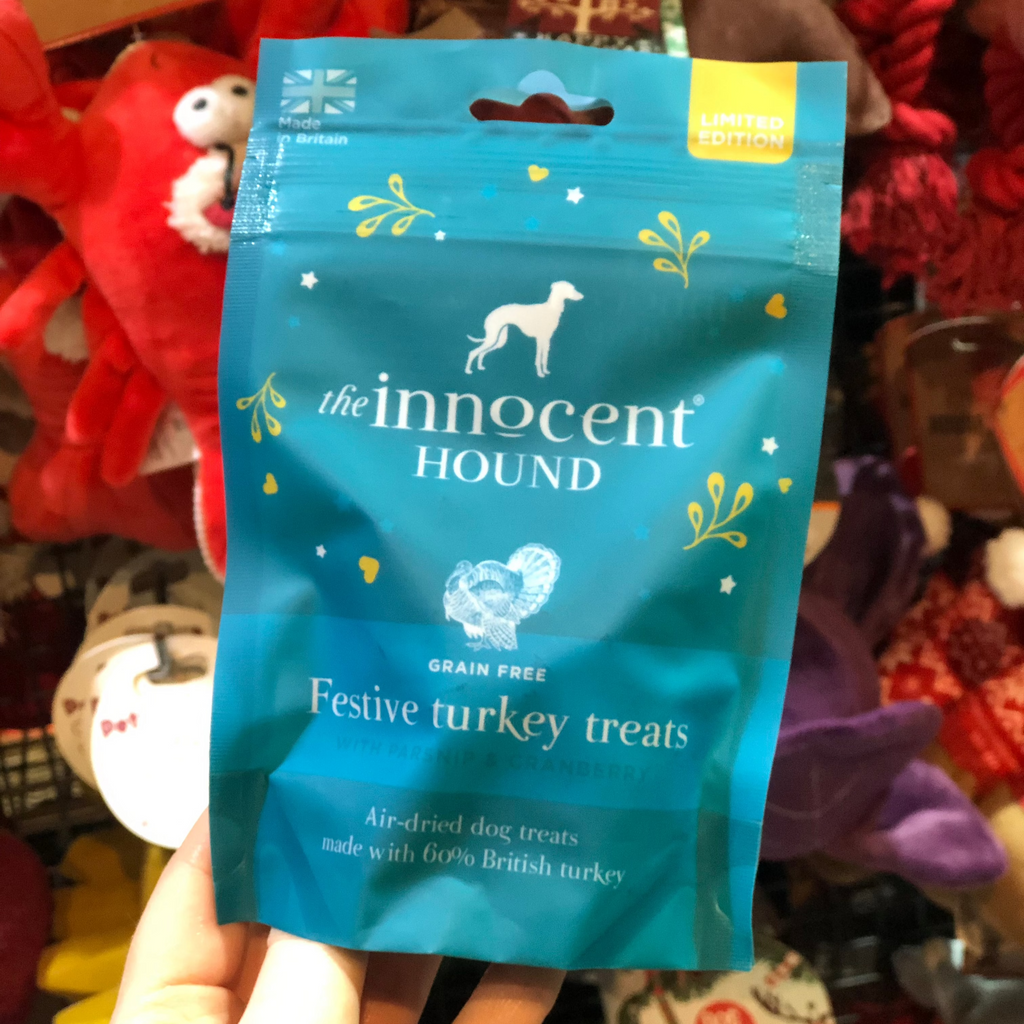 the innocent hound festive turkey treats