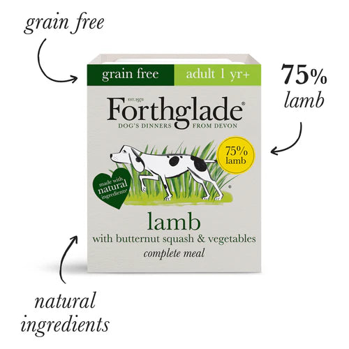 Forthglade Adult Complete Dog Food 395g Lamb