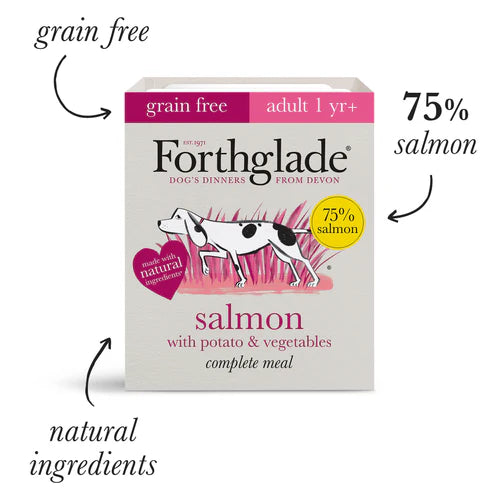 Forthglade Adult Complete Dog Food 395g Salmon