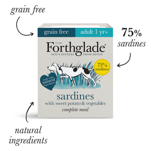 Forthglade Adult Complete Dog Food 395g Sardines