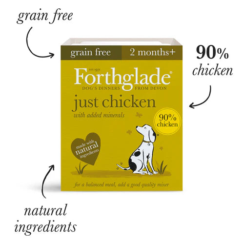 Forthglade Just Dog Food 395g Chicken