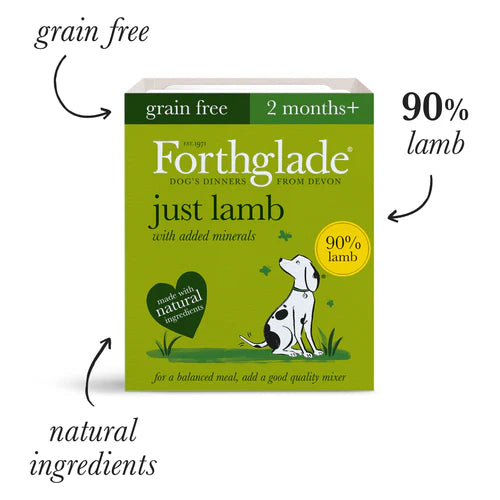 Forthglade Just Dog Food 395g Lamb