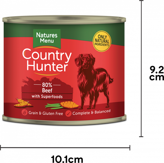 Country Hunter Beef Tin 600g