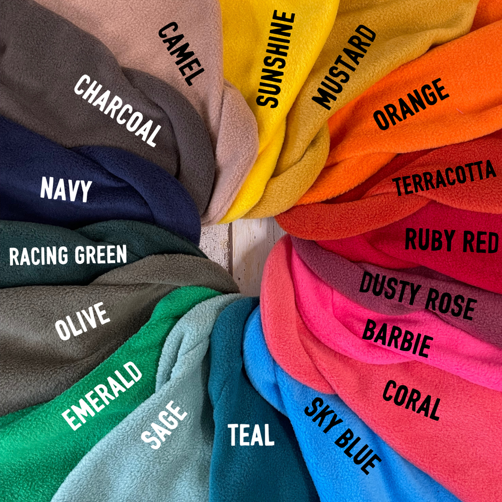 dachshund fleece colours