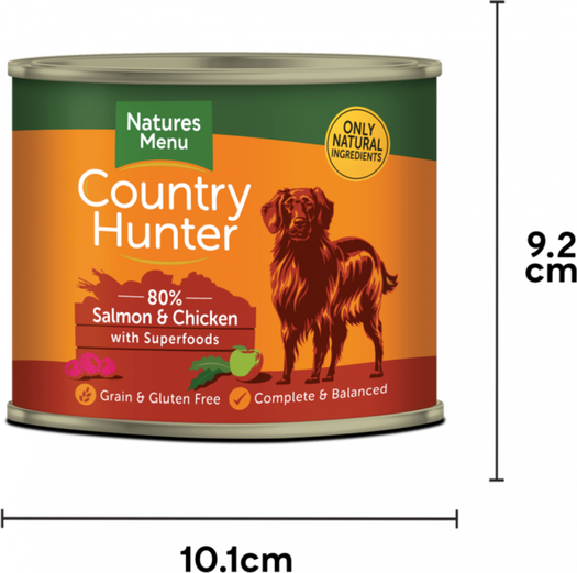 Natures Menu Country Hunter Salmon & Chicken with Rasberry 600g