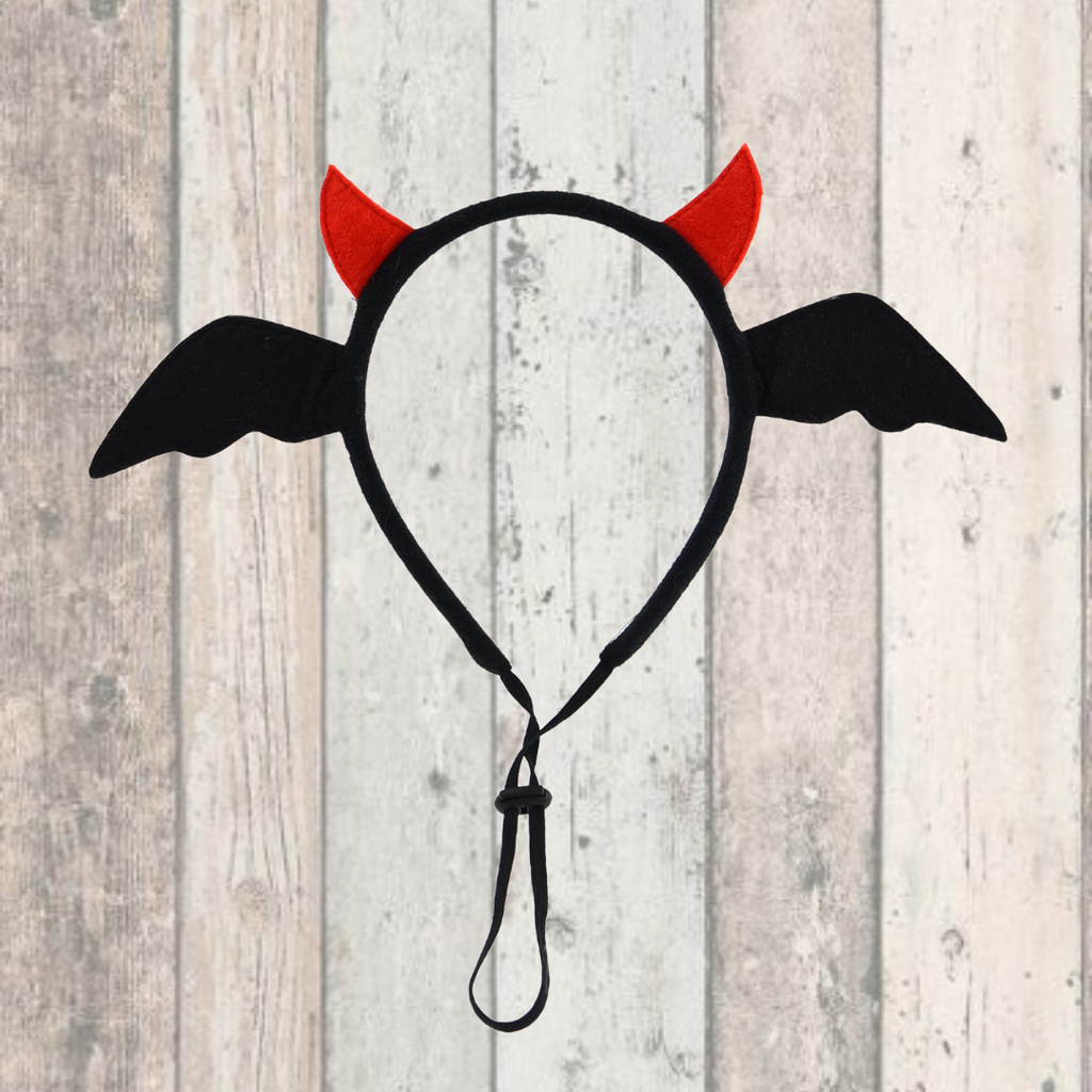 Bat Devil Halloween Headband Fancy Dress for Dogs